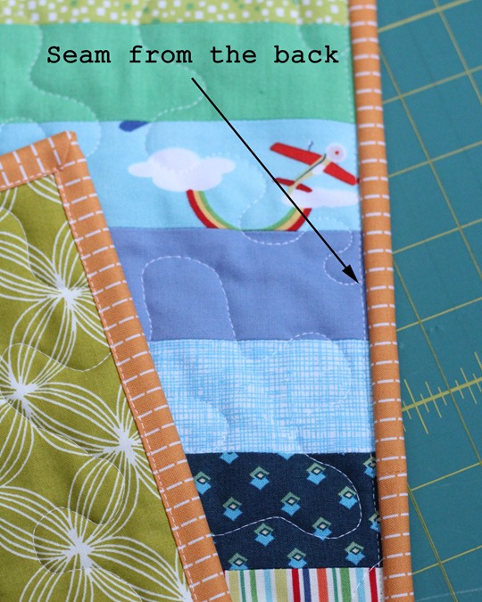 How to Machine Bind a Quilt - Tutorial - Cotton and Joy