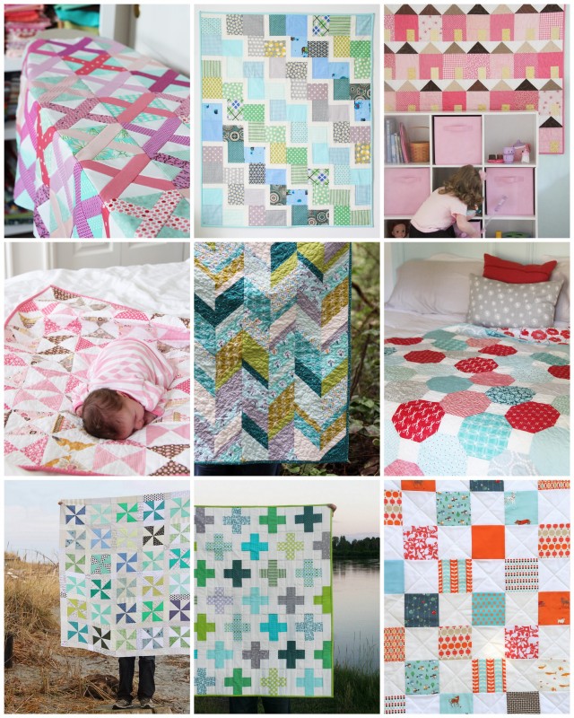 Simple baby quilts
