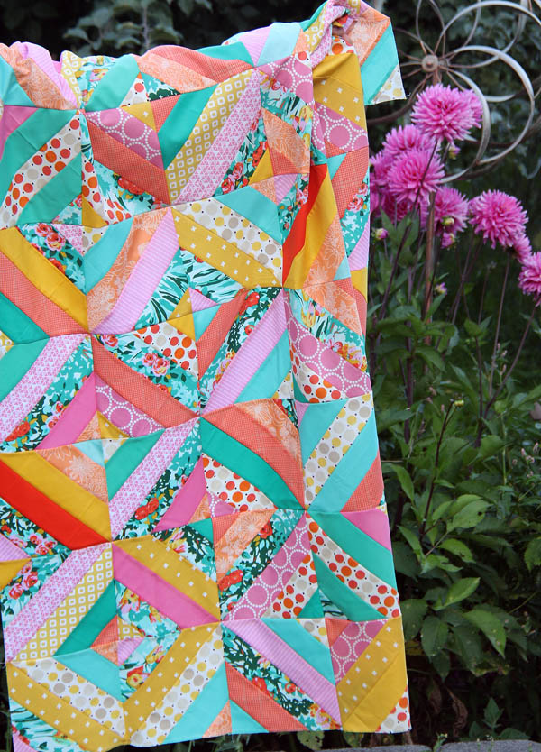 Spring Strips Quilt Top