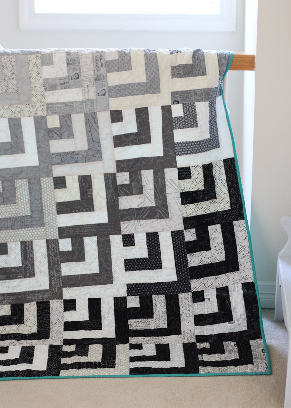 Grayscale Quilt and Block Tutorial
