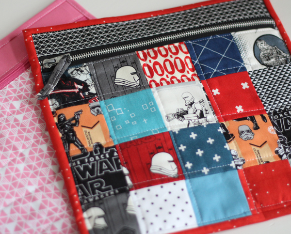 Quilted Zipper Pouch 