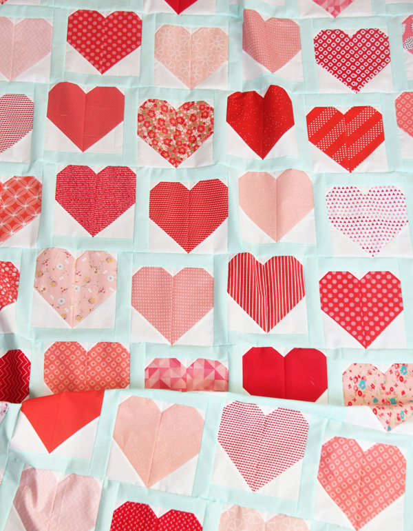 Heart Quilt and Block Tutorial