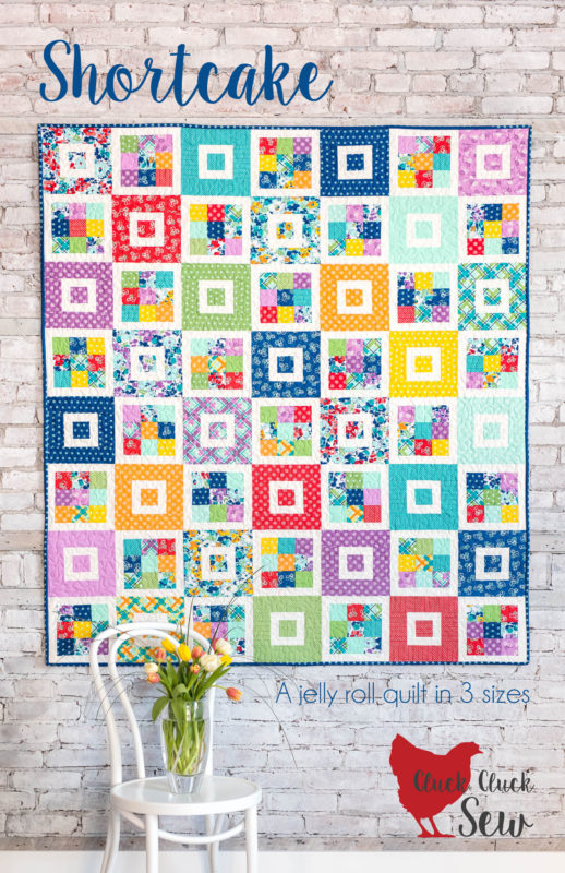 Shortcake Quilt Pattern, Jelly Roll Quilt