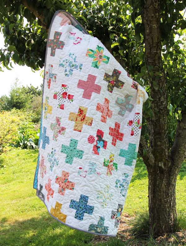 All the Florals Plus Quilt, Simple Addition Pattern Cluck Cluck Sew