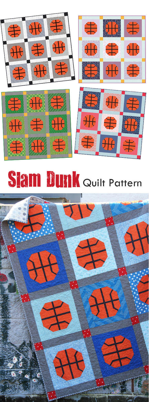 Slam Dunk Quilt Pattern