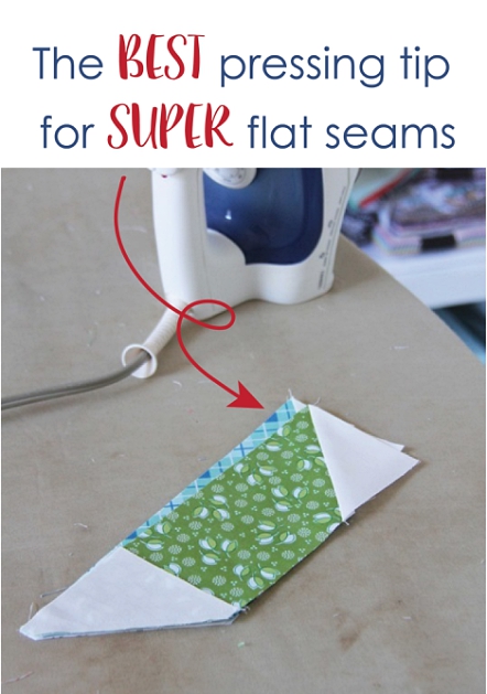 The BEST pressing tip for SUPER flat seams