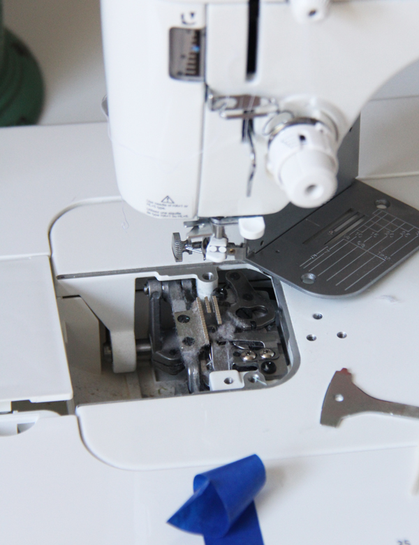 Cleaning a Sewing Machine