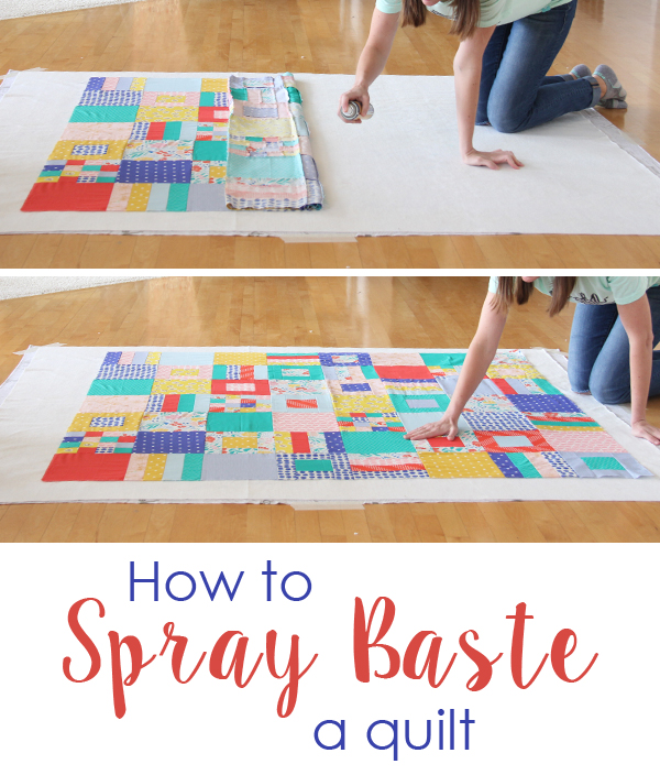 How to Spray Baste a Quilt