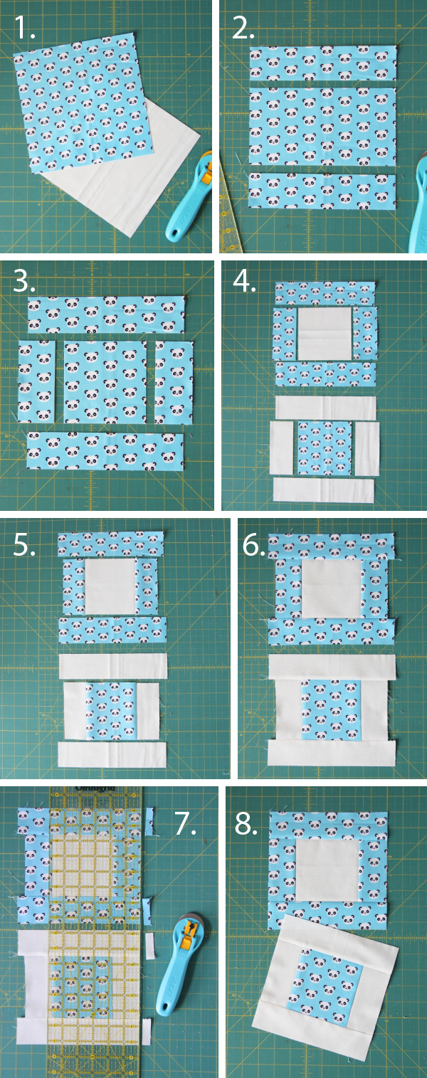 Easy Stack, Cut, and Sew Blocks