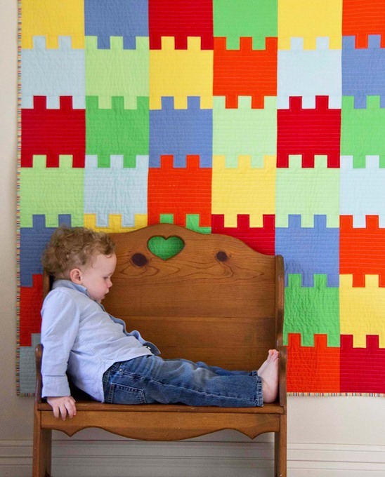 Blocks Quilt, from the book Growing Up Modern