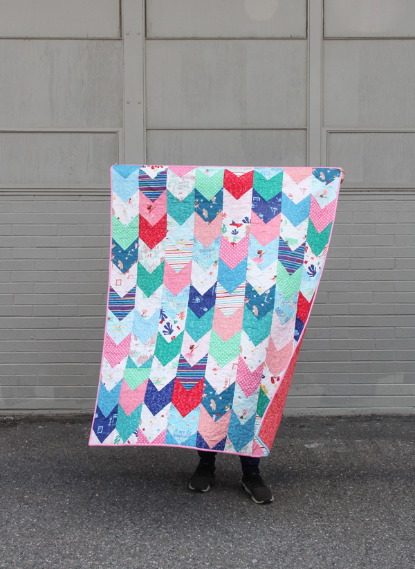 One Way Quilt Pattern, Fat Quarter Friendly in Multiple Sizes