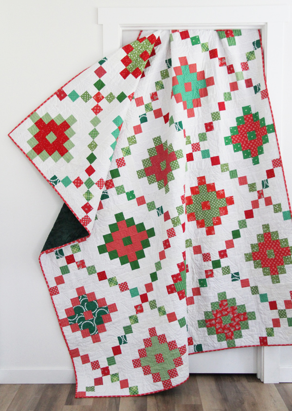 Pixel Chain Christmas Quilt Pattern